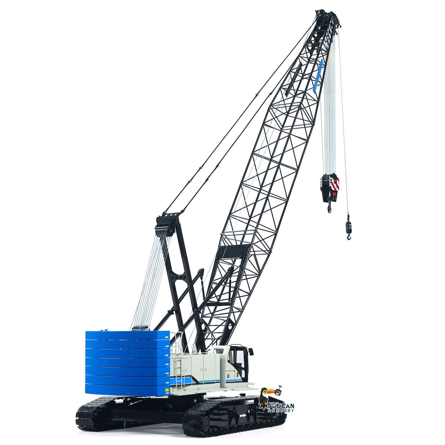 1/14 CUT C1200 RC Crawler Crane Modular Design with Detachable Tracks and Boom