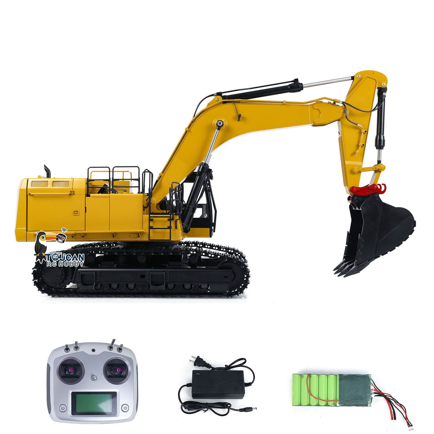 1/14 RC crawler excavatorerpillar C374-LME mining edition rear view hydraulic full metal structure