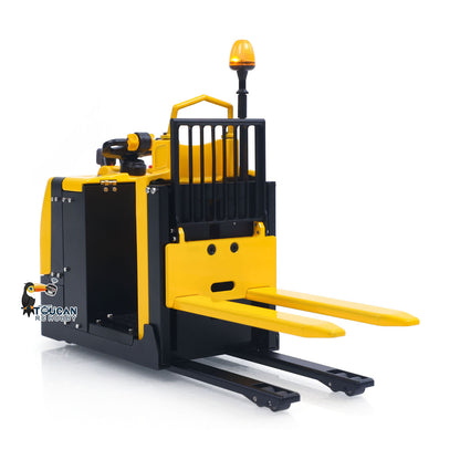 1/14 RC HTM Metal Electric Forklift component detail with realistic functional parts