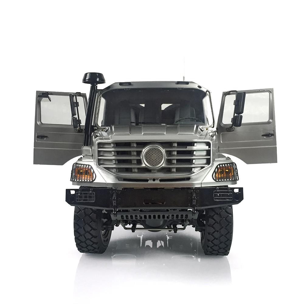 1/14 RC JDM Metal Tractor Truck front view with realistic cab design and scale details