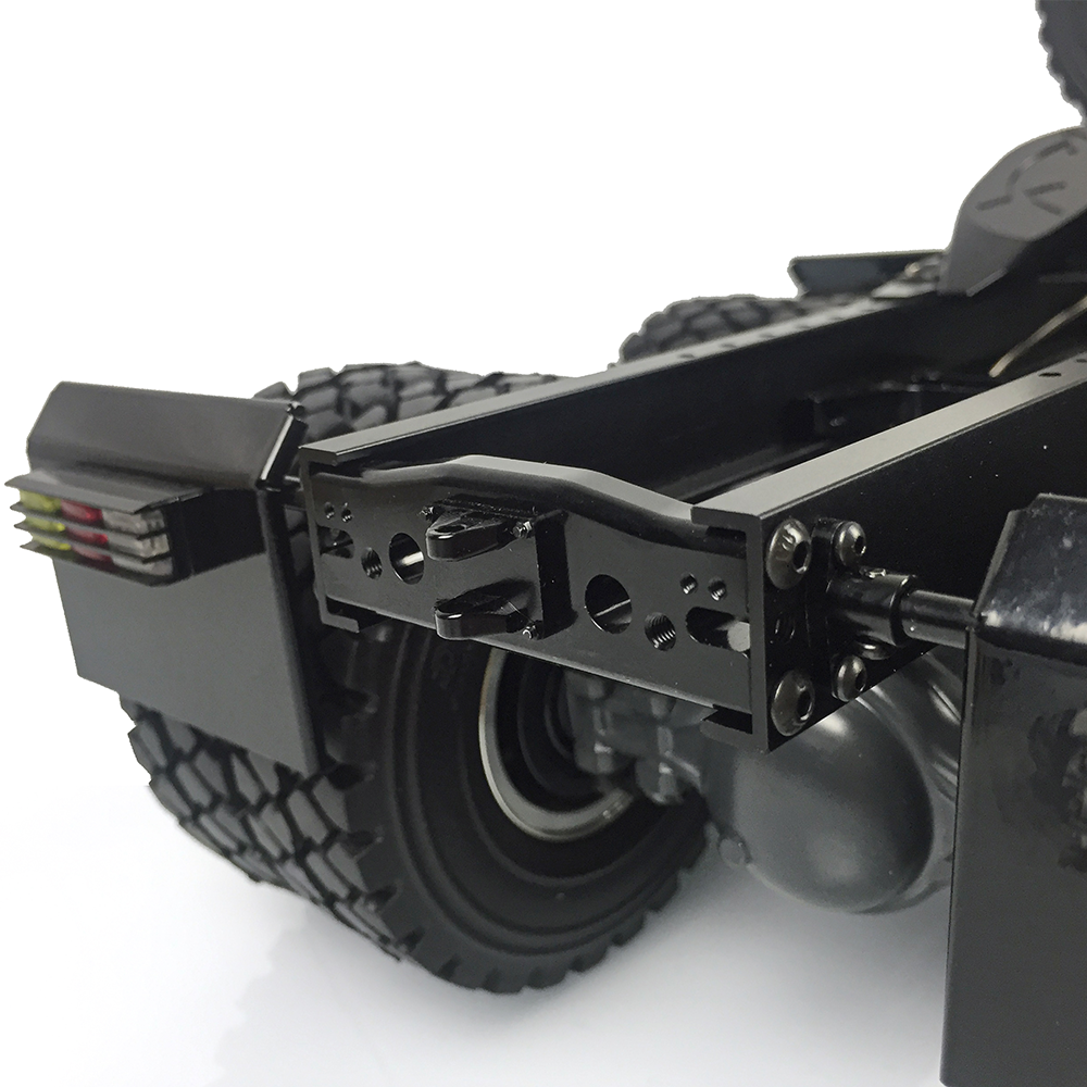1/14 RC JDM Truck rear body detail with metal components and realistic design