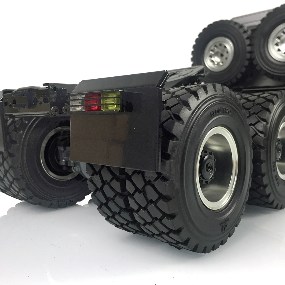 1/14 RC JDM Truck rear light detail with realistic scale truck accessories
