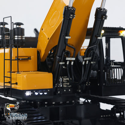 1/14 RC K980 Hydraulic Excavator cylinder detail with realistic hydraulic structure and seals