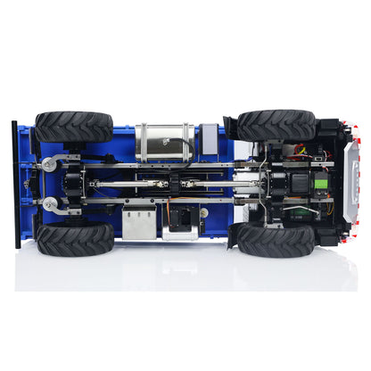 1/14 RC MD 4x4 Metal Chassis Truck frame detail with durable drivetrain structure