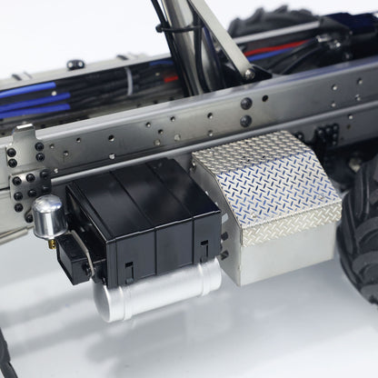 1/14 RC MD Metal Truck frame chassis detail with durable off road structure