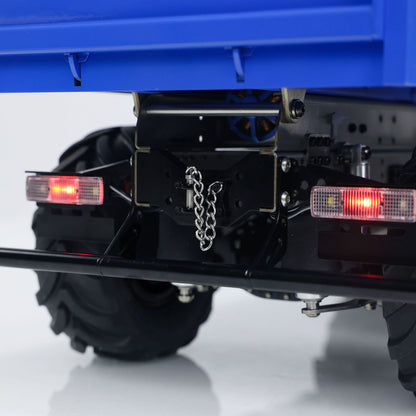 1/14 RC MD Tipper Truck rear light detail with realistic scale truck accessories