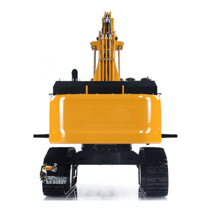 1/14 RC Metal K980 Excavator back view with detailed rear structure and sound system