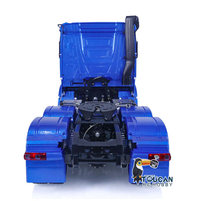 1/14 RC TOUCAN 6x6 Metal Chassis Truck frame with assembled drivetrain structure and durable construction