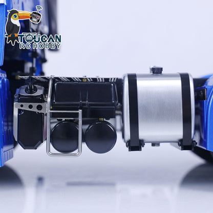 1/14 RC TOUCAN Metal 6x6 Truck side body detail with realistic scale truck design