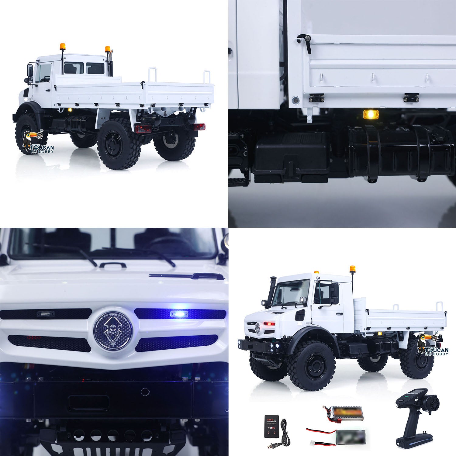 1/14 RC U4023 Truck 3 speed transmission with central differential drive system detail
