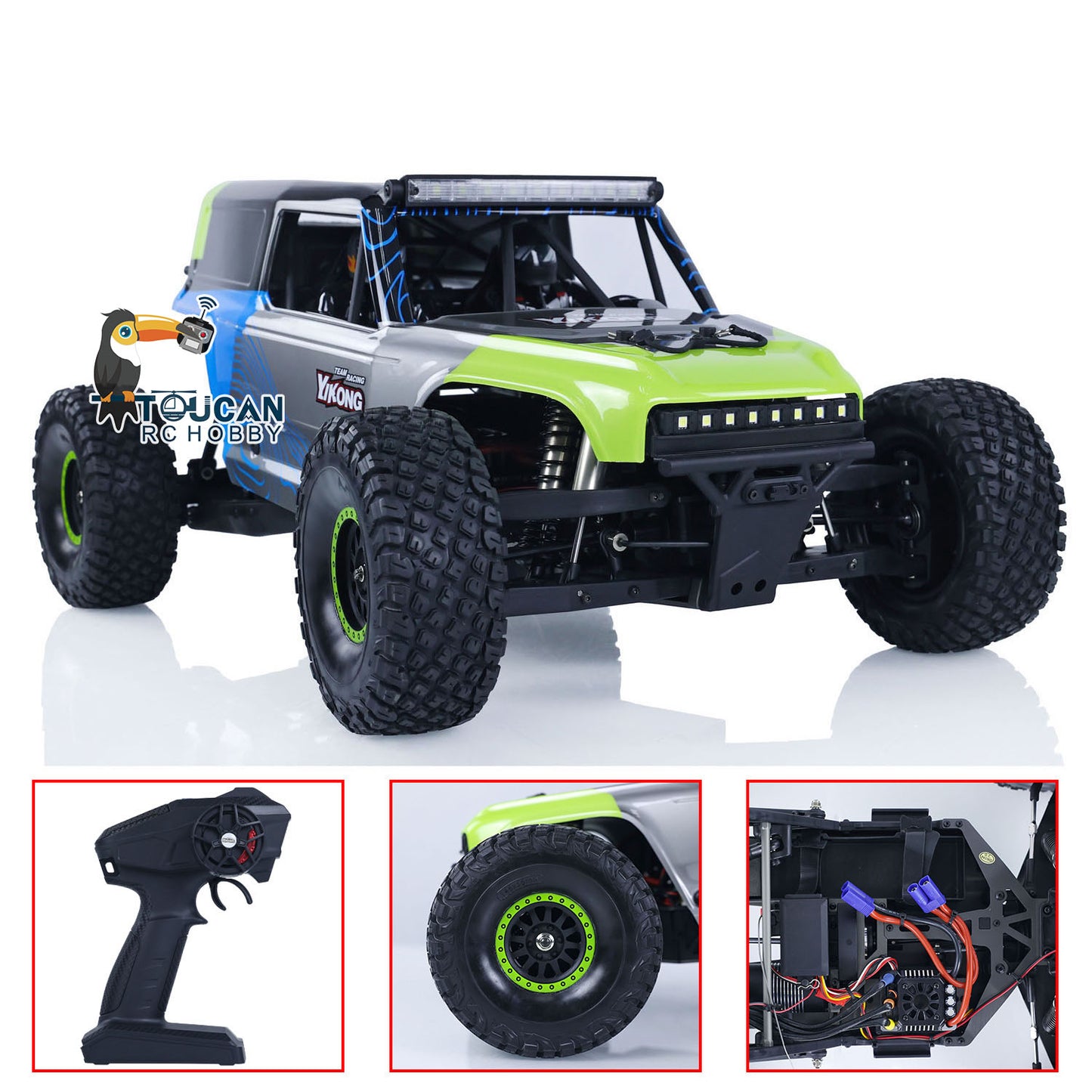 Voiture tout-terrain 4WD RC YIKONG YK4073 TB7 4X4 1/7 RC