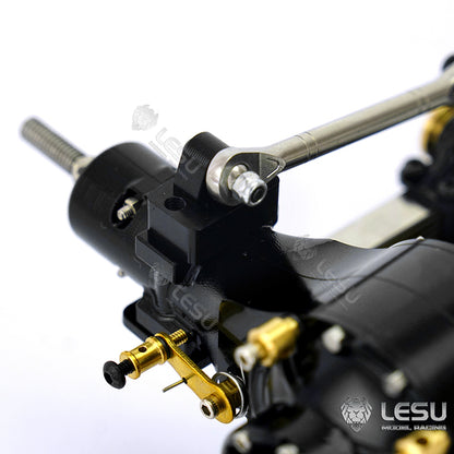 LESU Metal Rear Suspension Set Pneumatic Suspension for TAMIYA 1/14 RC Truck Axles DIY
