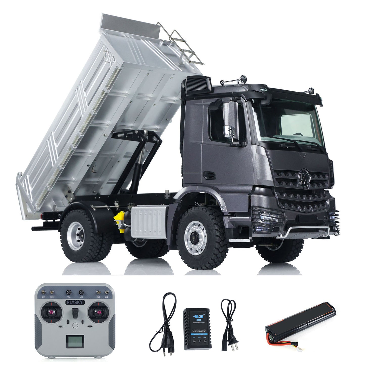 US STOCK Kabolite 4x4 1/14 RC Dumper Truck 5701 RTR Remote Control Tipper Car 2-speed