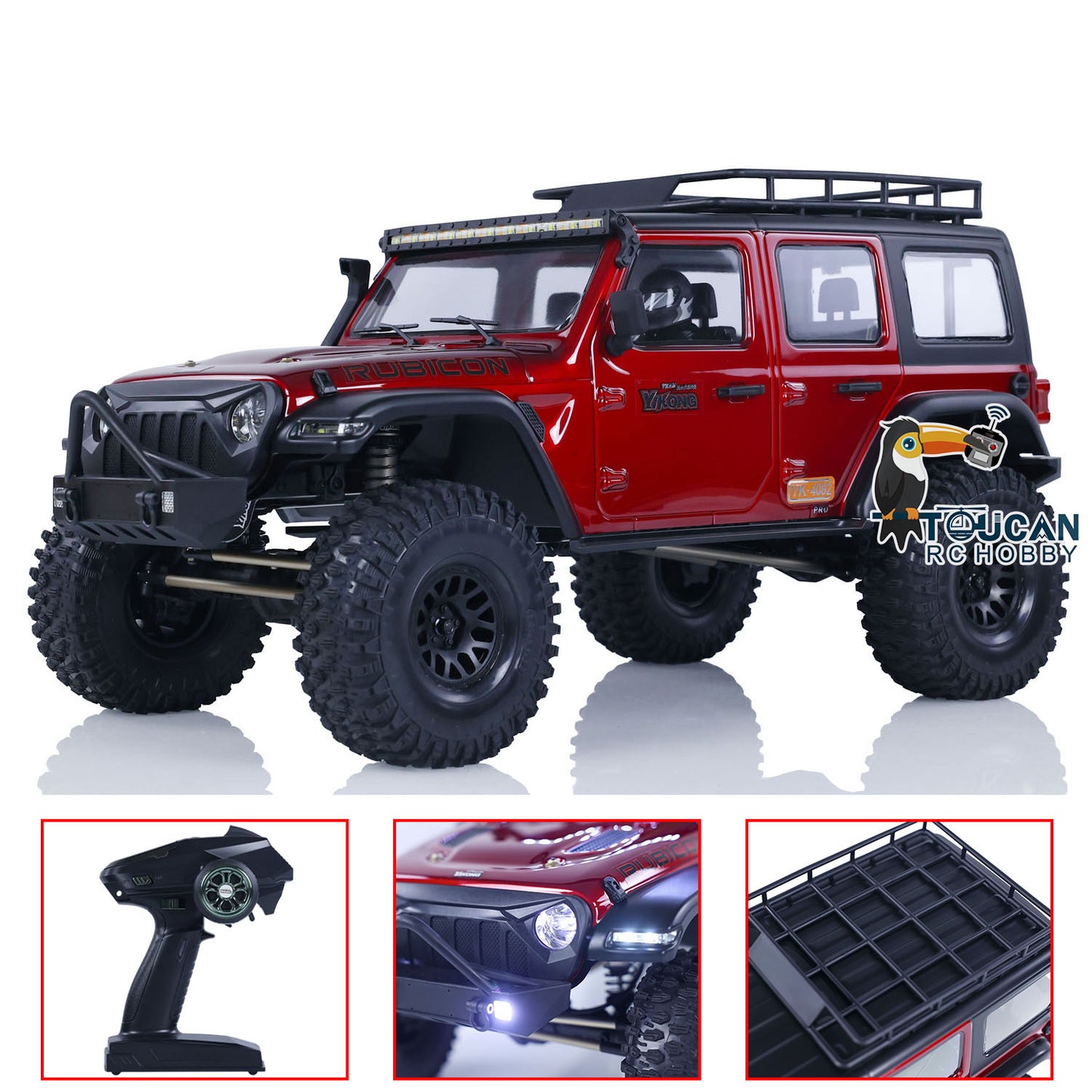 EN STOCK YIKONG YK4082 V3 1:8 RC Crawler 4WD Véhicule d'escalade