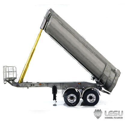 IN STOCK LESU 1/14 Unassembled Metal Hydraulic Dumper Tipper A0017