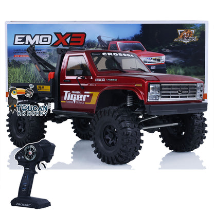 CORSSRC 1/8 4WD EMO X3 RC Towing Rescue Crawler PNP