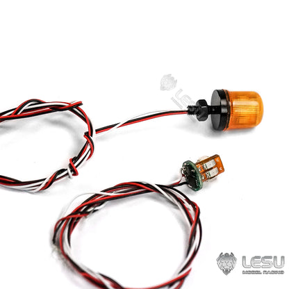 LESU Rotating Warning Light Telltale Lamp 1/14 RC DIY For TAMIYA Tractor