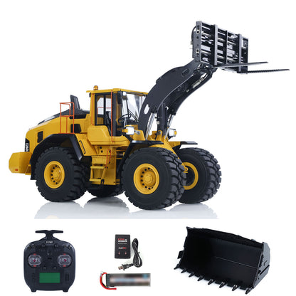 Fast Shipping MTRC 1/14 RC Hydraulic Loader E260L RTR Model Metal Radio Control Heavy Machine Car Construction Vehicles ST8 Radio Battery