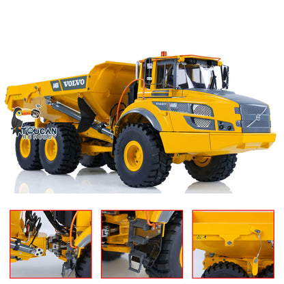 Camion articulé hydraulique RTR RC Double E 1/16 Volvo E117 6x6 A40G