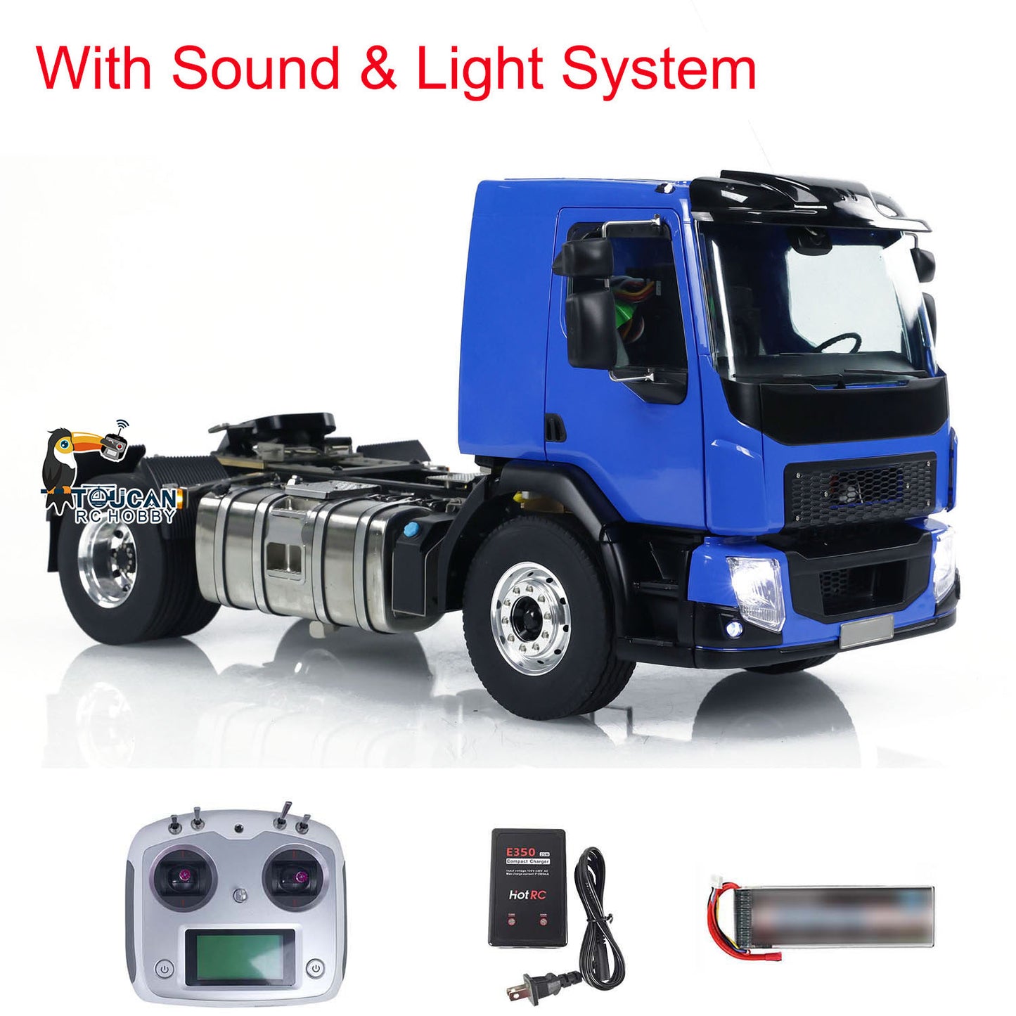 IN STOCK LESU 1/14 4*4 Remote Control Tractor Truck for RC VM Engineering Vehicles KIT/PNP/RTR Optional Versions