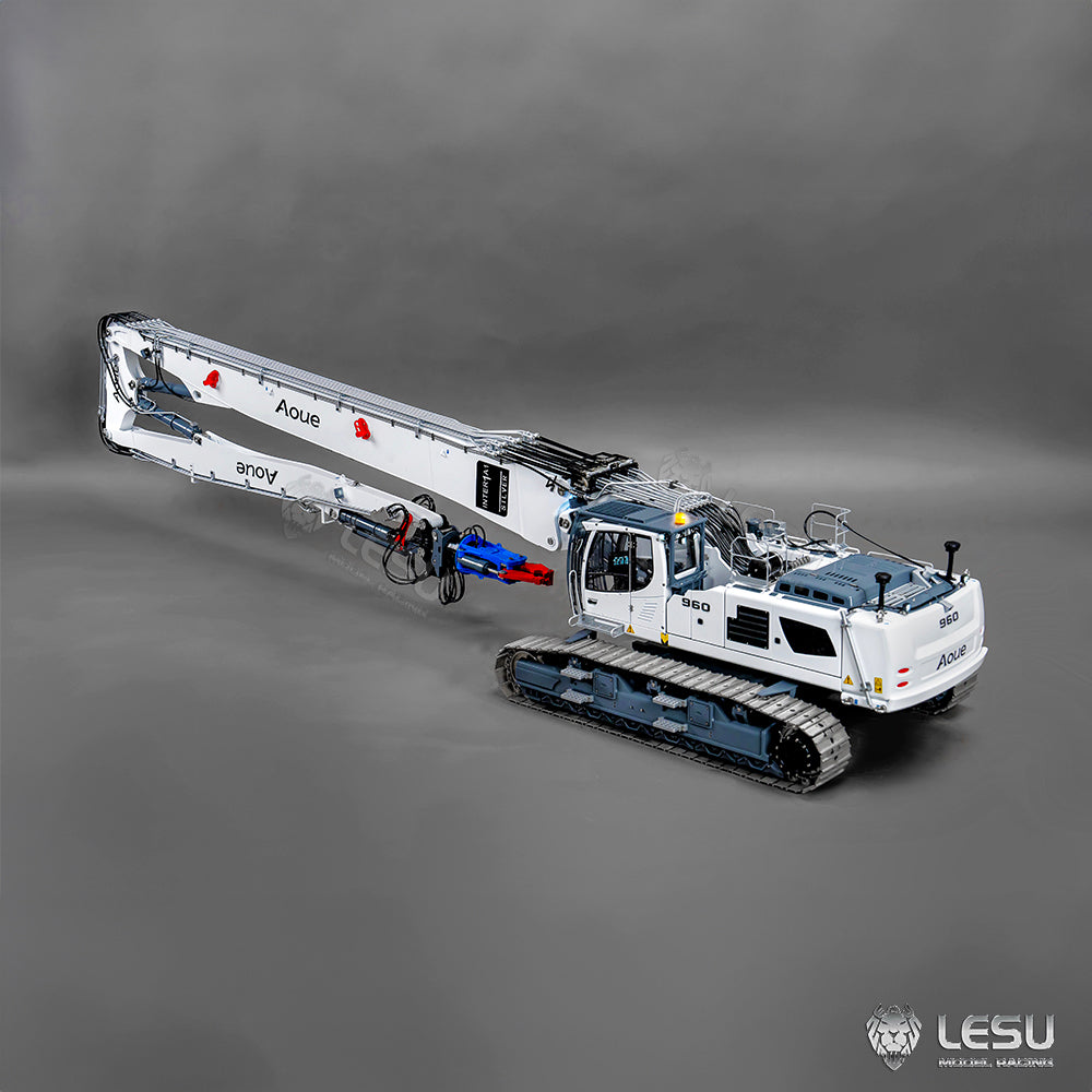 LESU 1/14 RC Full Hydraulic Demolition Excavator LR960 RTR Digger Frsky XE Radio RTR Version 960