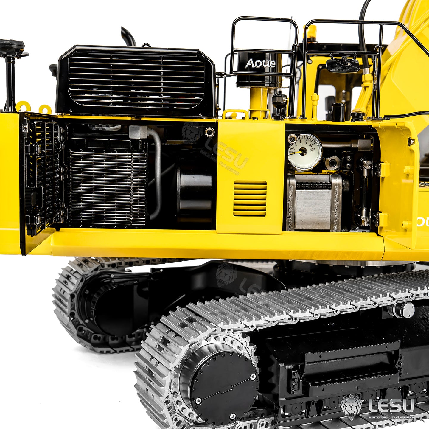 1/14 LESU RC Metal Excavator Model PC500 Radio Control Hydraulic Crawler Digger Machine with Rock Arm LED Lighting System