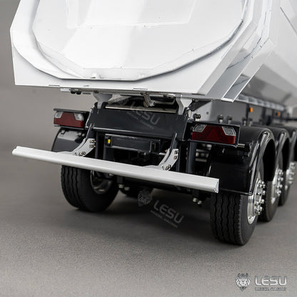 3Axles LESU Metal 1/14 RC Hydraulic Dump Trailer for DIY TAMIYA Tractor Truck Radio Controlled Lorry Car Vehicle R620 770S FH16