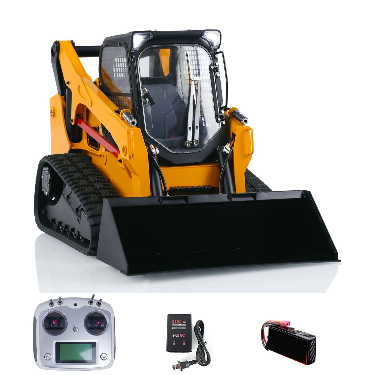 Fast Shipping 1/14 SM770 Hydraulic RC Loader Skid-Steer RTR Remote Control Tracked Car Model