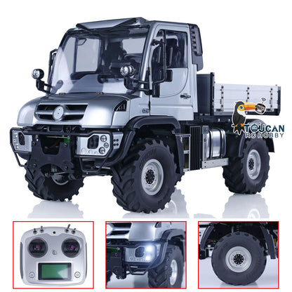 1/10 U423 4X4, lackiert, zusammengebaut, RC PNP, Offroad-Rock-Crawler-Auto mit Metalleimer