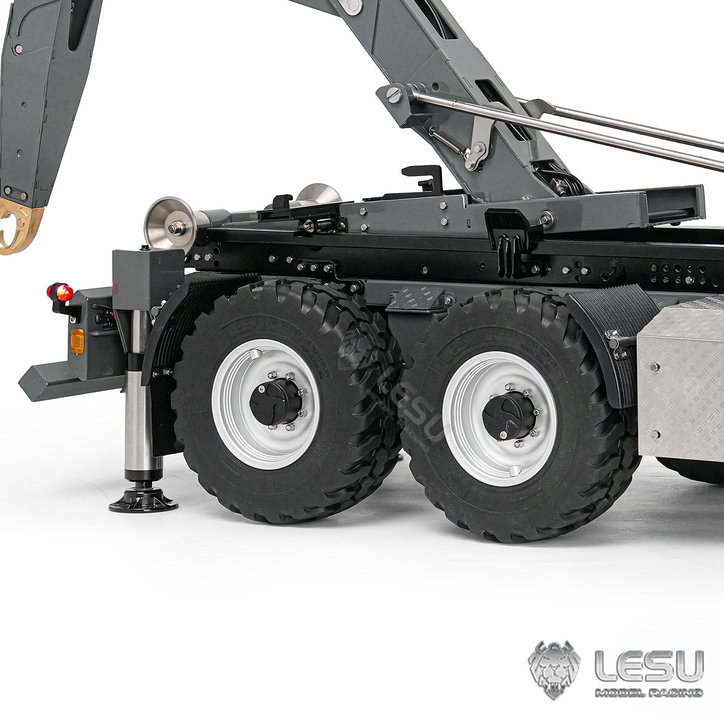 Deposit New Product Pre-order LESU 1/14 Metal Full Dump Semi Trailer RC Construction Vehicle