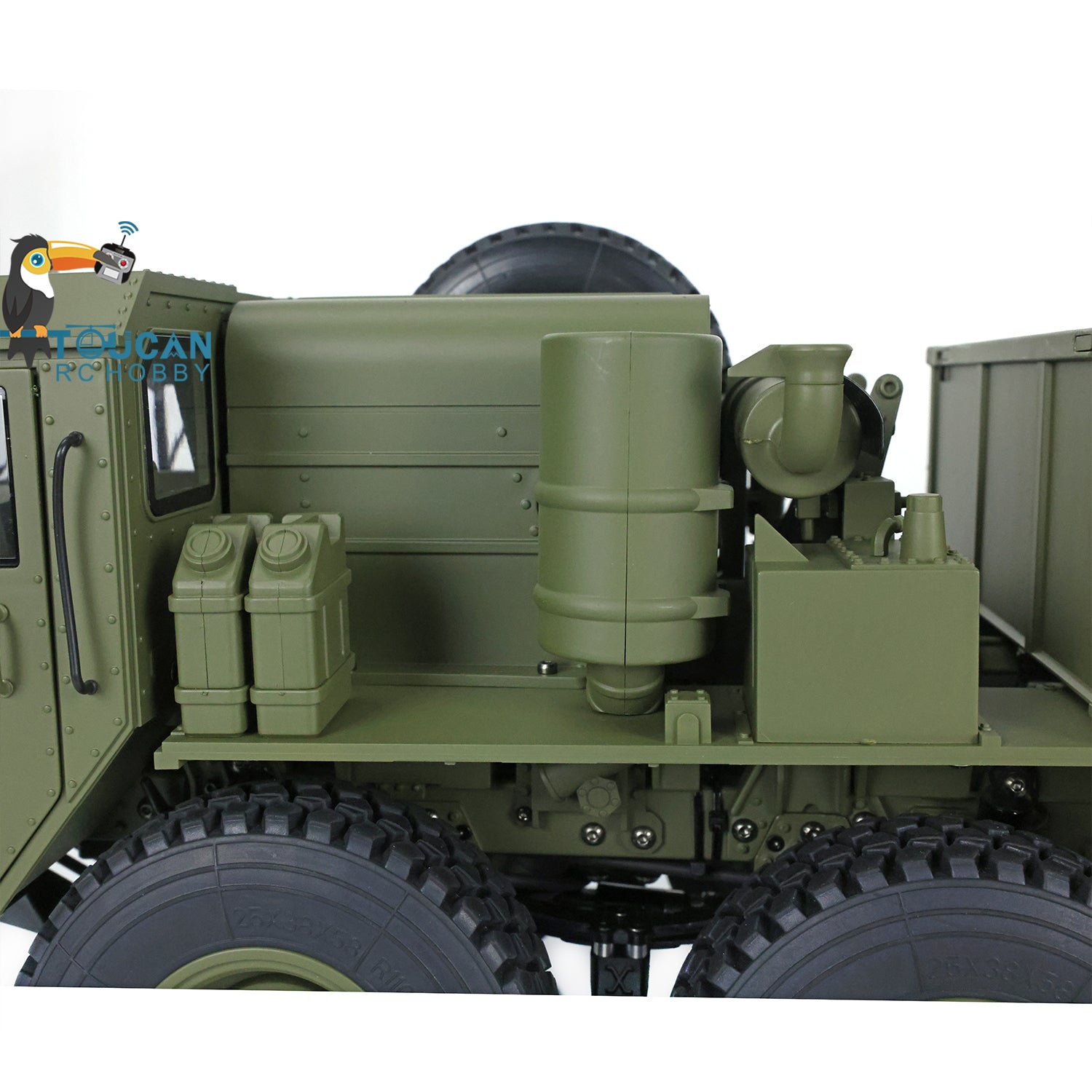 HG 1/12 RC US Military Truck Metal 8*8 Chasis Model 2.4G Radio