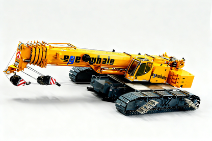 Pre-Order Eyewhale 1/14 Metal Remote Control Hydraulic Telescopic Crawler Crane Truck RC Hoist Model Brushless ESC Frsky Radio 5D Joystick