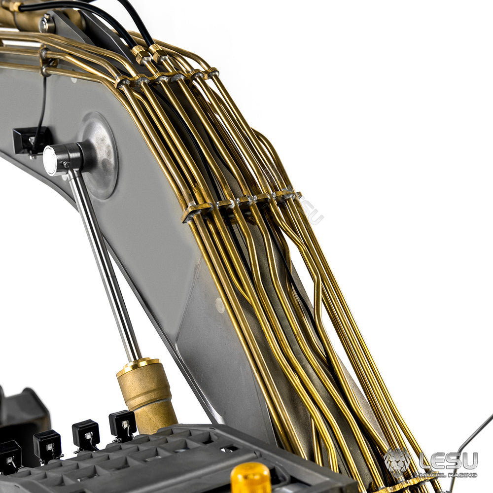 LESU SK500 1/14 Metal RC Hydraulic Digger B0018 Unassembled Excavator with 6CH Reversing Valve Light System for RC Model Builders