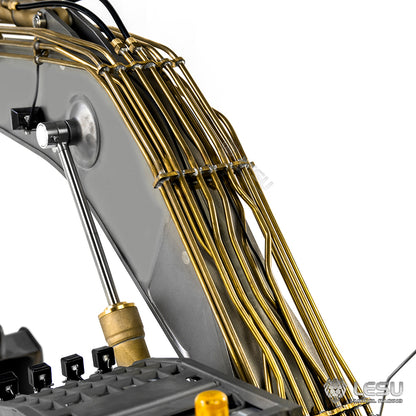 LESU SK500 1/14 Metal RC Hydraulic Digger B0018 Unassembled Excavator with 6CH Reversing Valve Light System for RC Model Builders