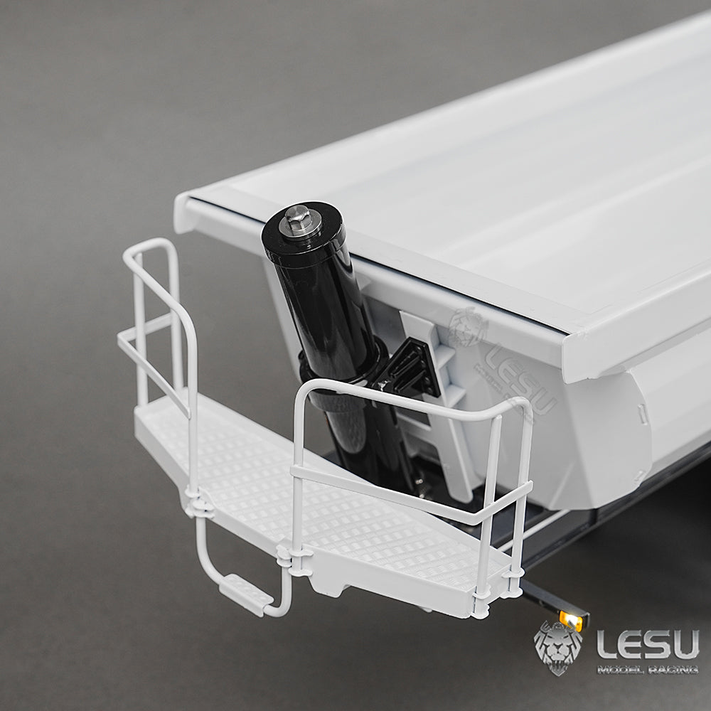 Metal LESU 3Axles 1/14 Hydraulic Dump Trailer for RC Tractor Truck DIY TAMIYA Radio Controlled Lorry Car 1851 3363 R470 770S