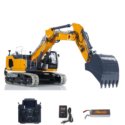 LESU 3-Section Arm Metal 1/14 Hydraulic RC Excavator LR945 Radio Control Diggers PNP/RTR Optional Versions