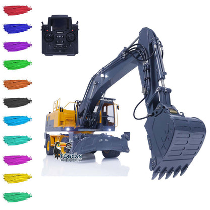 LESU 1/14 RC Metal Hydraulic Aoue ET30H Wheeled Excavator A0006