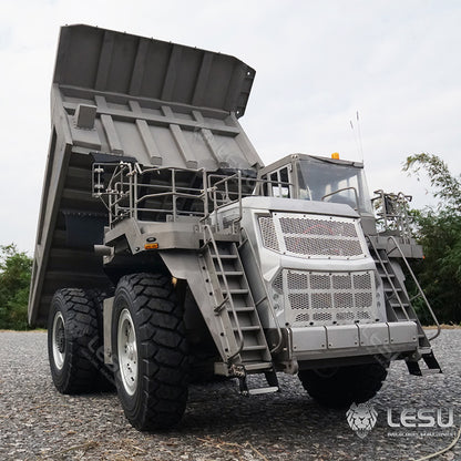 LESU 1/16 Metal Hydraulic RC Mining Dumper BogieTruck Aoue R100E