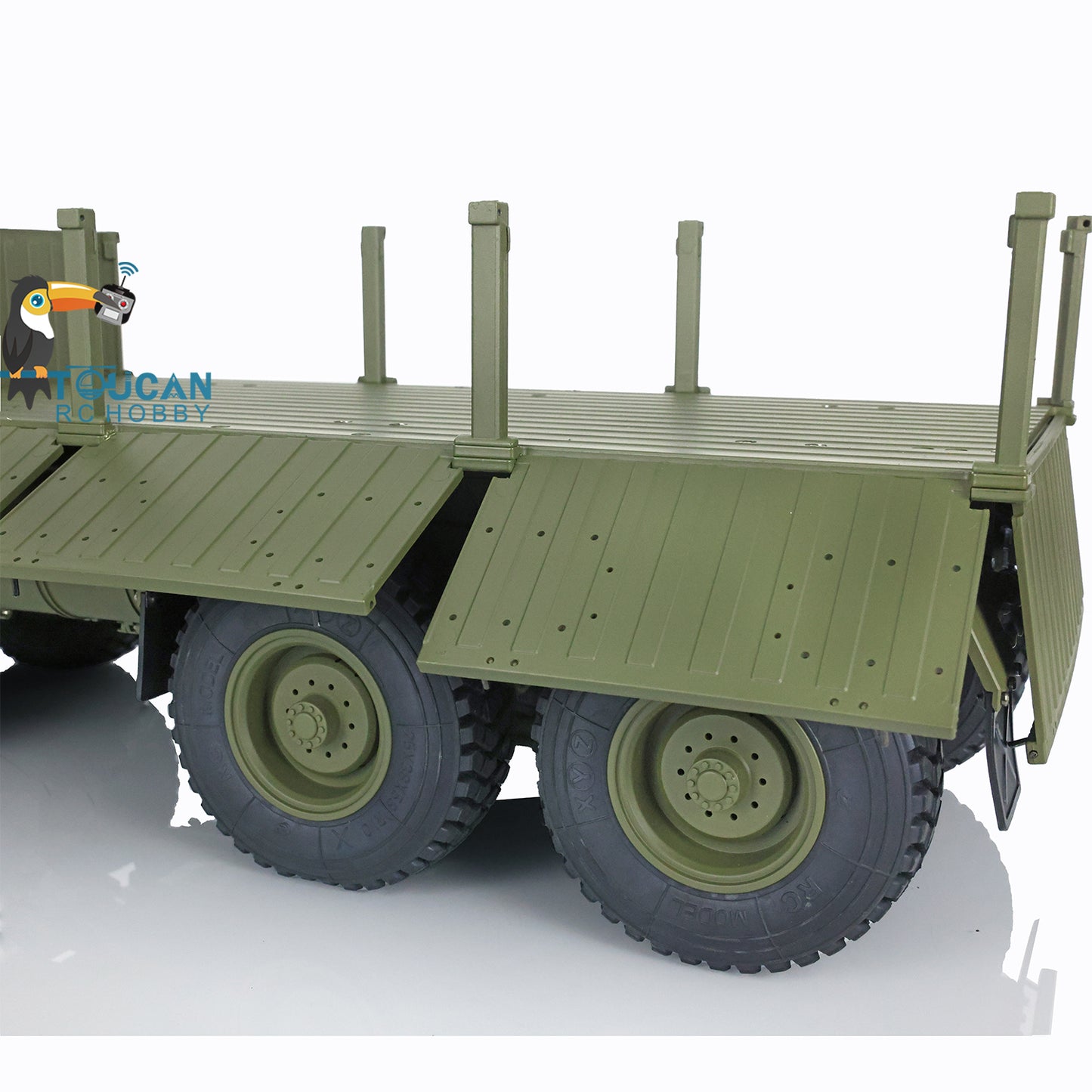 HG 1/12 RC US Military Truck Metal 8*8 Chasis Model 2.4G Radio Servo Motor P801