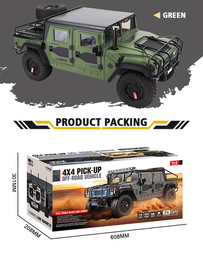 HG P415A 4x4 1/10 RC Off-road Vehicle for Hummer Pick-up Remote Control Car