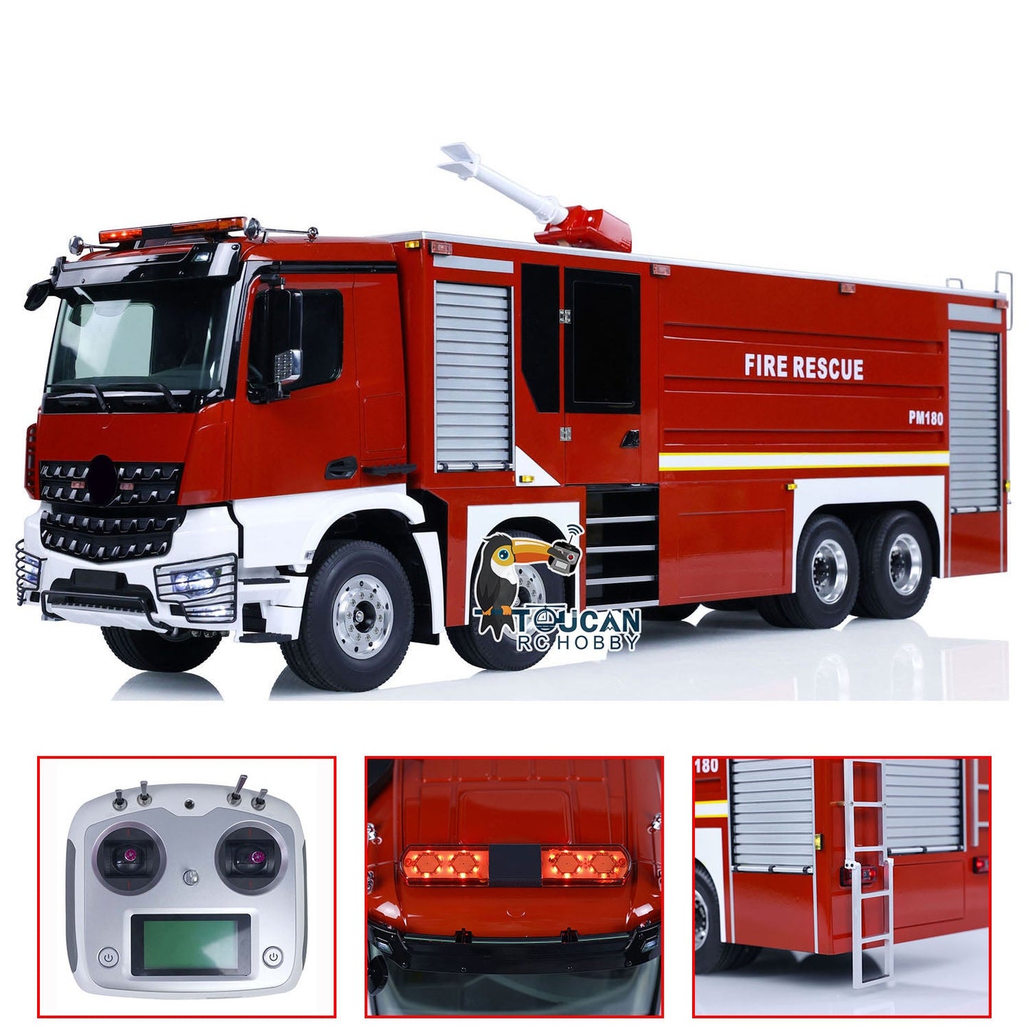 AUF LAGER 8x4 1/14 RC Feuerwehrauto RC Sprinklerfahrzeuge