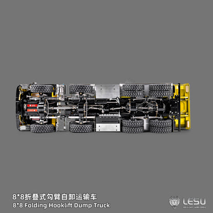 Deposit New Product Pre-order LESU 1/14 Metal 8x8 Roll-Off Truck Full Dump RC Construction Vehicle