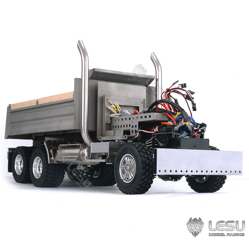 LESU 1/14 Scale 6*6 Metal Hydraulic Radio Controlled Dumper Tipper Construction Truck Model W/ Motor Servo ESC Bucket W/O Cabin