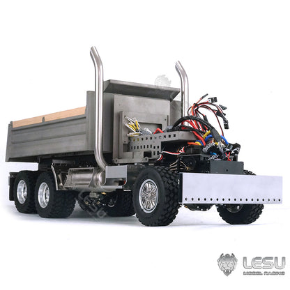 LESU 1/14 Scale 6*6 Metal Hydraulic Radio Controlled Dumper Tipper Construction Truck Model W/ Motor Servo ESC Bucket W/O Cabin