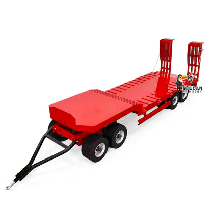 Metal 4-axle Full Trailer for 1/14 RC Tractor Truck