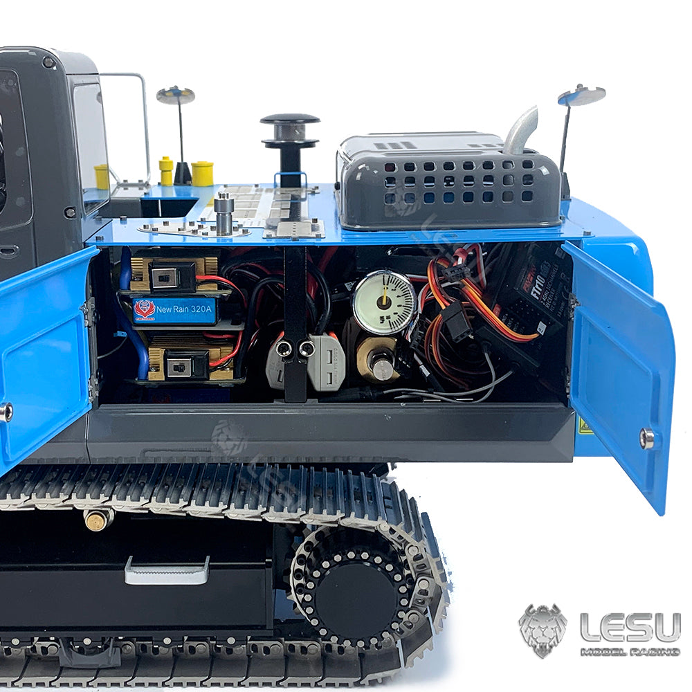 LESU 1/14 RC Hydraulic Excavator AOUE-ET36L 3-Arms Komatsu PC360 Electric Digger Kits