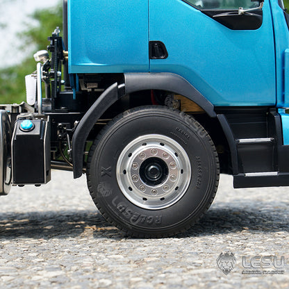 LESU Z0029 1/14 Metal 4x2 RC Tractor Truck with 2Speed Transmission Light Sound System for Construction Vehicle Enthusiast