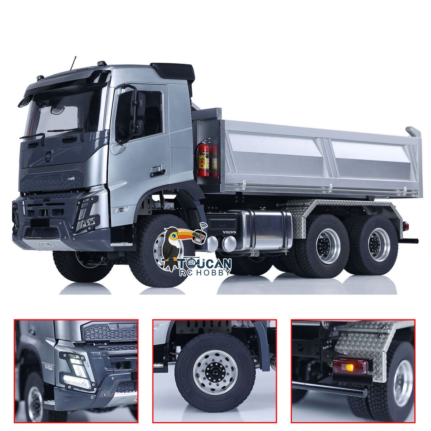 Double E 1/14 6x6 E115 Volvo FMX Hydraulischer RTR RC Muldenkipper