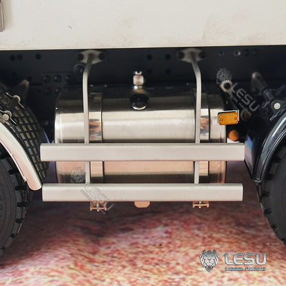 IN STOCK LESU 1/14 8*8 Metal Chassis MAN TGS Hydraulic Dumper Truck Light Sound ESC Model