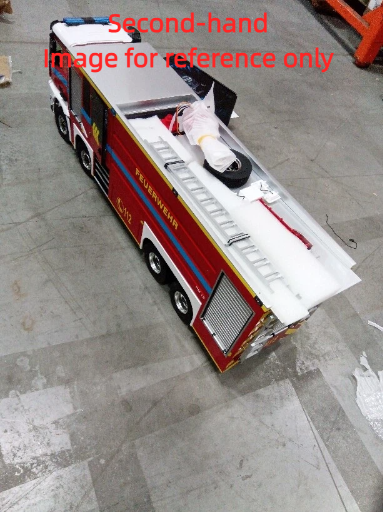 Second Hand US Stock 1/14 8x8 RC Fire Fighting Truck RTR Metal Chassis Electric Fire Sprinkler Cars
